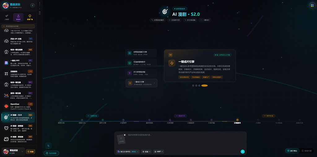 AI 漫剧生成示意图