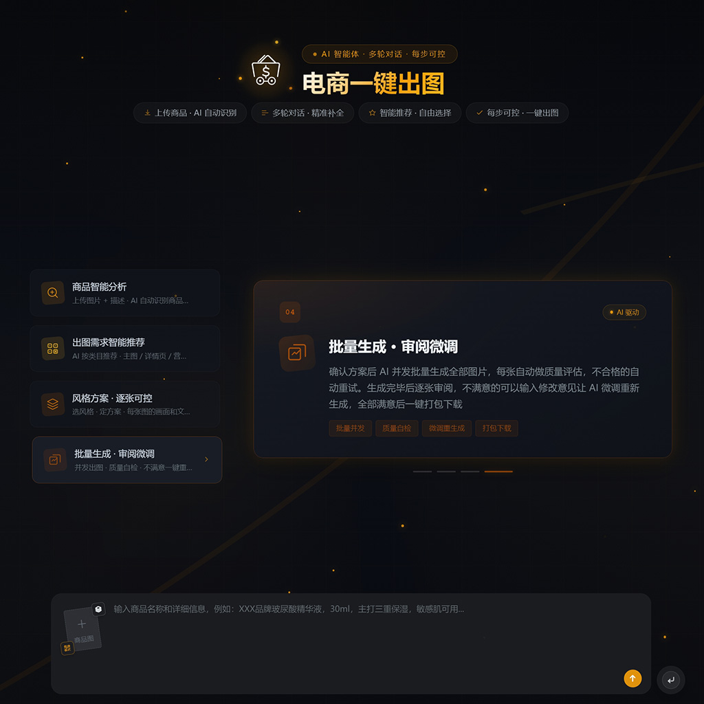 菁选灵创智能创作平台技术分布图